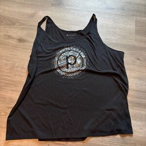 Pure Barre Black Graphic Tank Top